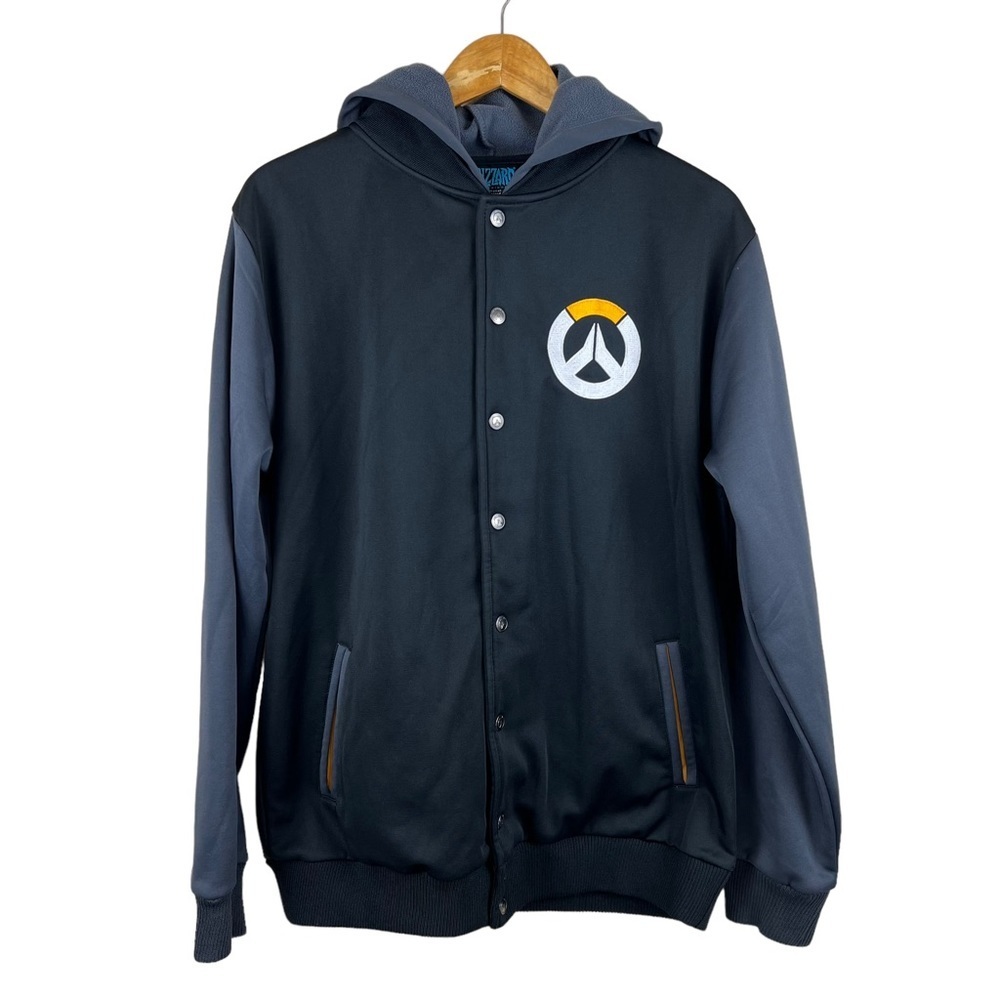 Blizzard Overwatch Jacket with Hoody Varsity Style Mens Size Large